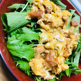 焼き鳥缶で親子丼